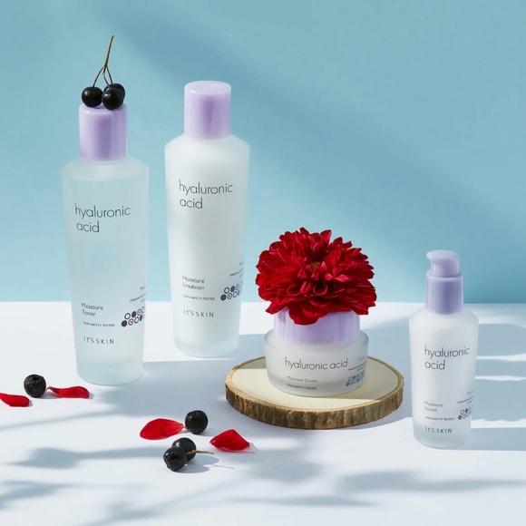 Bundle 4pc IT'S SKIN Collagen Hyaluronic Acid Emulsion + Toner + Serum + Cream